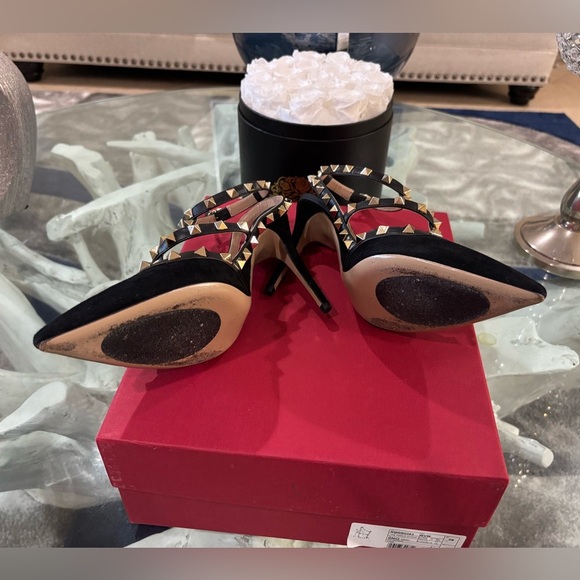 Authentic Valentino Garavani Rockstud in black suede and leather - Picture 9 of 12